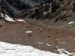 Camp 2 from the Polish Glacier
