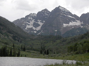 MAroon Bells from maroon lake