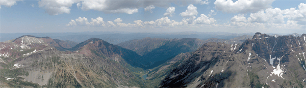 Click for video -Summit view from North Bell looking East