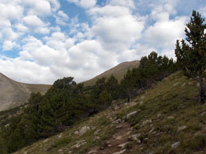 Belford and Missouri seen from Missouri Gulch