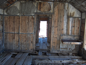 Inside a Mining shed
