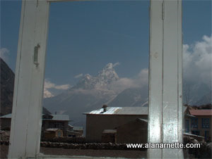 Ama Dablam from the Bakery
