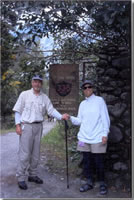 Alan and Cathy at Sandfly point - The End! (46kb)